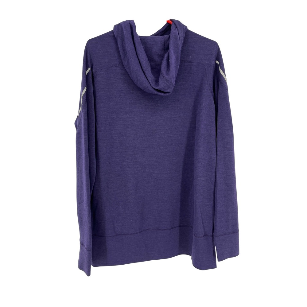 Nike Dri-FIT Mens XL Purple Cowl Neck Running Training Hoodie Pullover